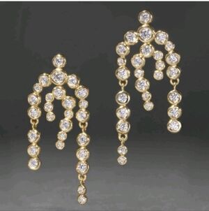 Alexis Bittar Asterales Gold Chandelier Earring